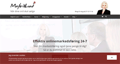 Desktop Screenshot of majbrittlund.dk